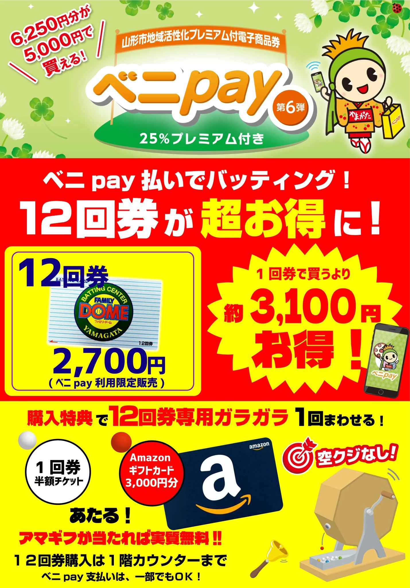 ベニpay払いのお得情報