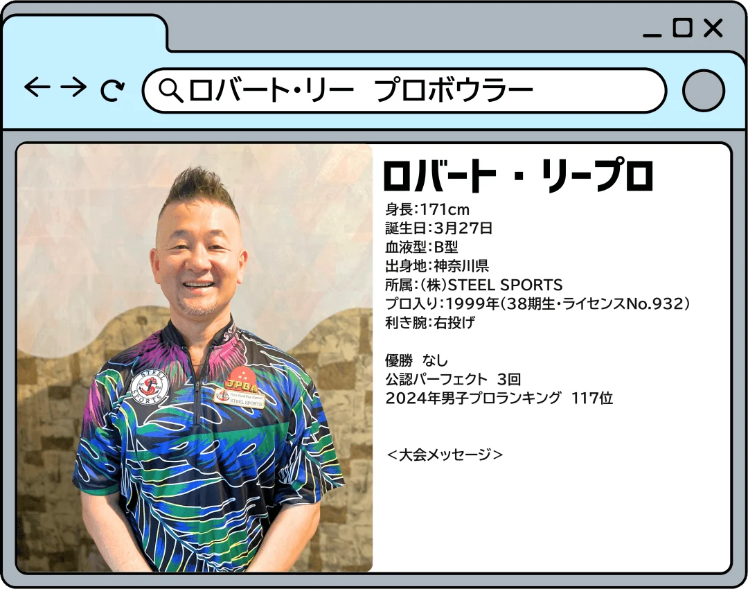 山形オープン2025に参加するプロボウラーのプロフィール