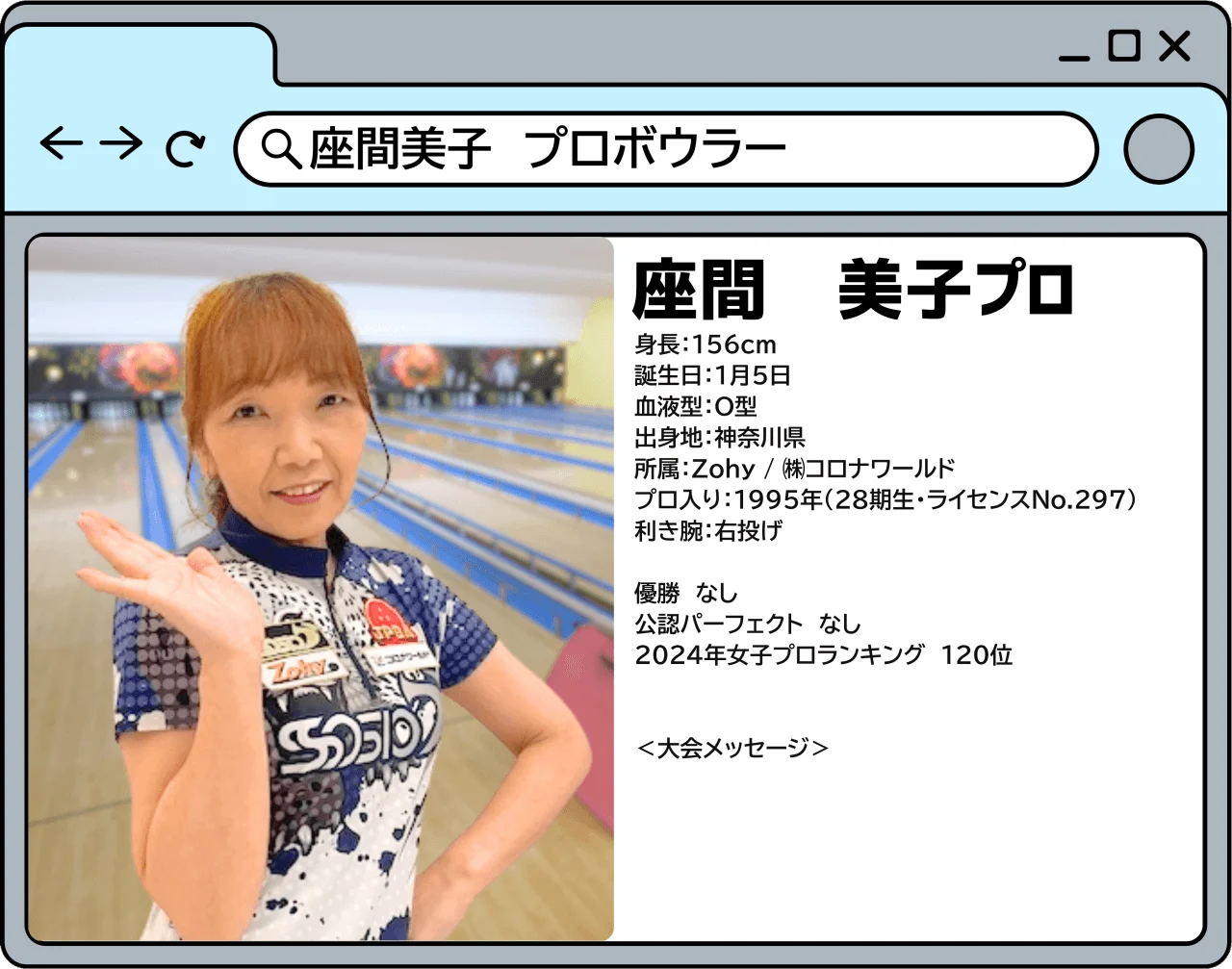 山形オープン2025に参加するプロボウラーのプロフィール